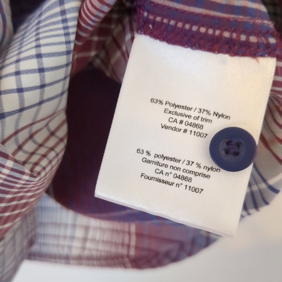 Mountain Equipment Shirt Mens Medium Button Up Plaid Outdoor Gorpcore Hiking - Picture 5 of 8